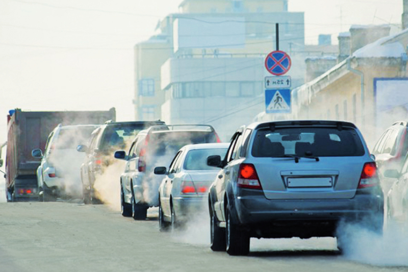 Carbon Combustion Fumes Coming Out Of Car Exhaust Pipe Representing Co2 Emissions From Cars Concept.