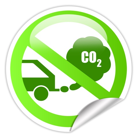 Ecological Transport Sign That Representing Auto Industry Limits The Level Of Co2 From New Cars